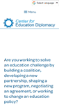 Mobile Screenshot of educationdiplomacy.org