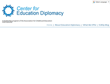 Tablet Screenshot of educationdiplomacy.org